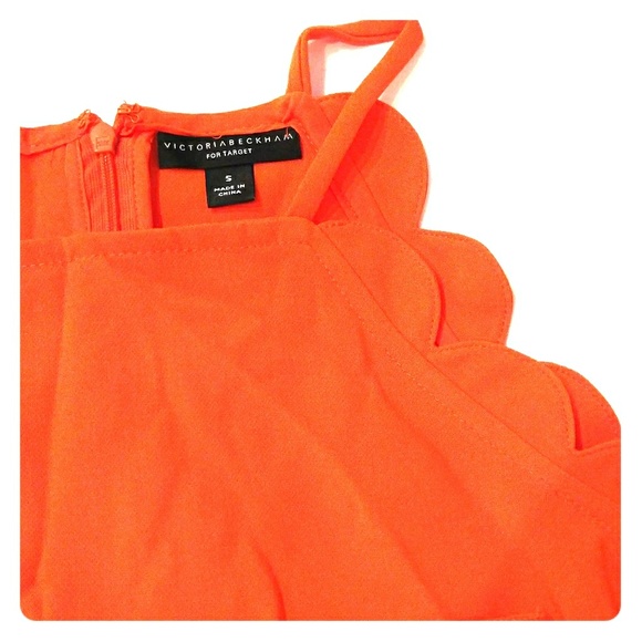 Victoria Beckham For Target Orange Romper Size XL